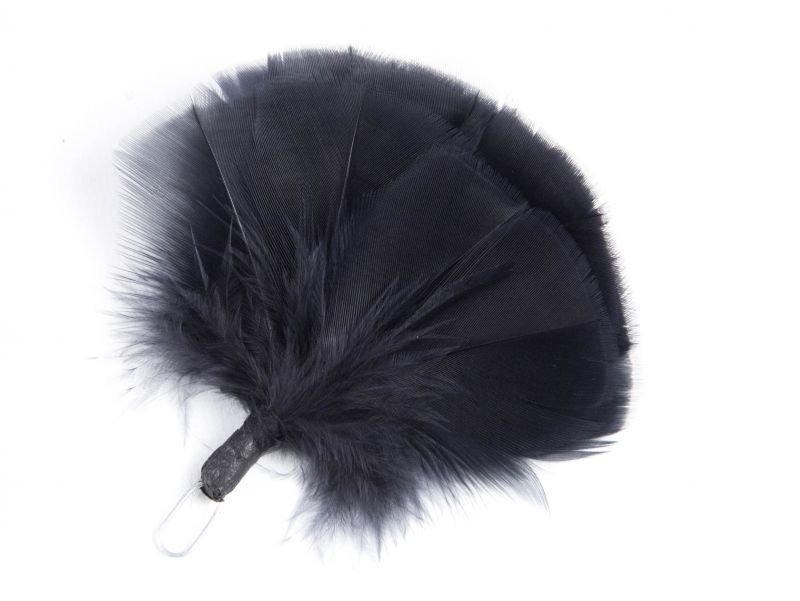 Cappello Da Aviatore GLENGARRY CAP ROYAL Blue Plume Feather Hackle Balmoral Hat 15cm/6 Casco Pelle Aviatore - Foto 6