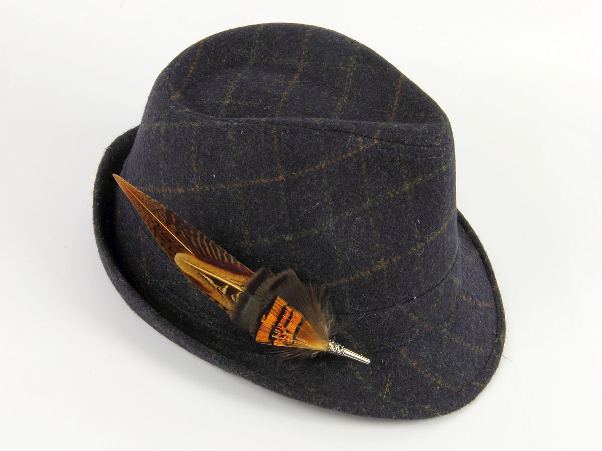 tweed trilby hat uk