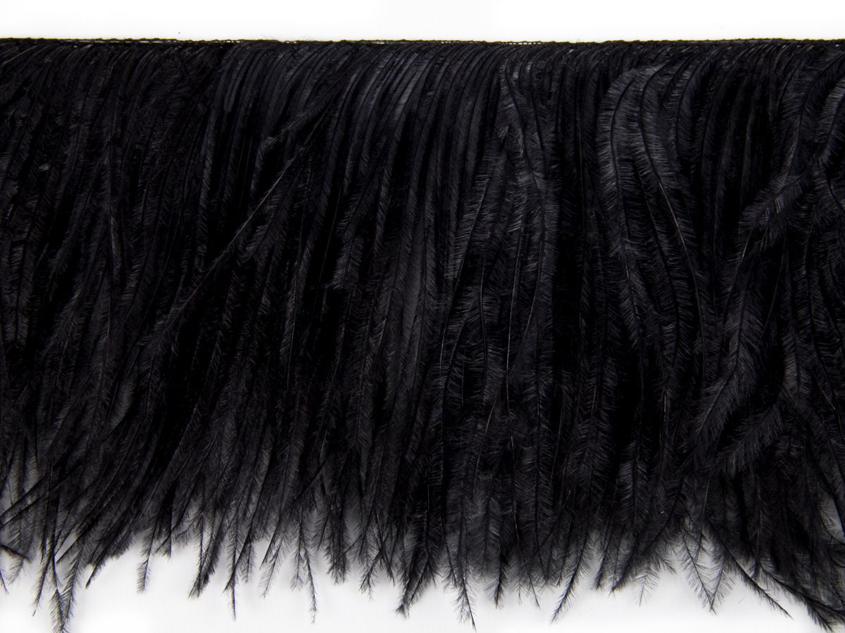 Fashion Ostrich Feather Fringe (2 ply on a cord)