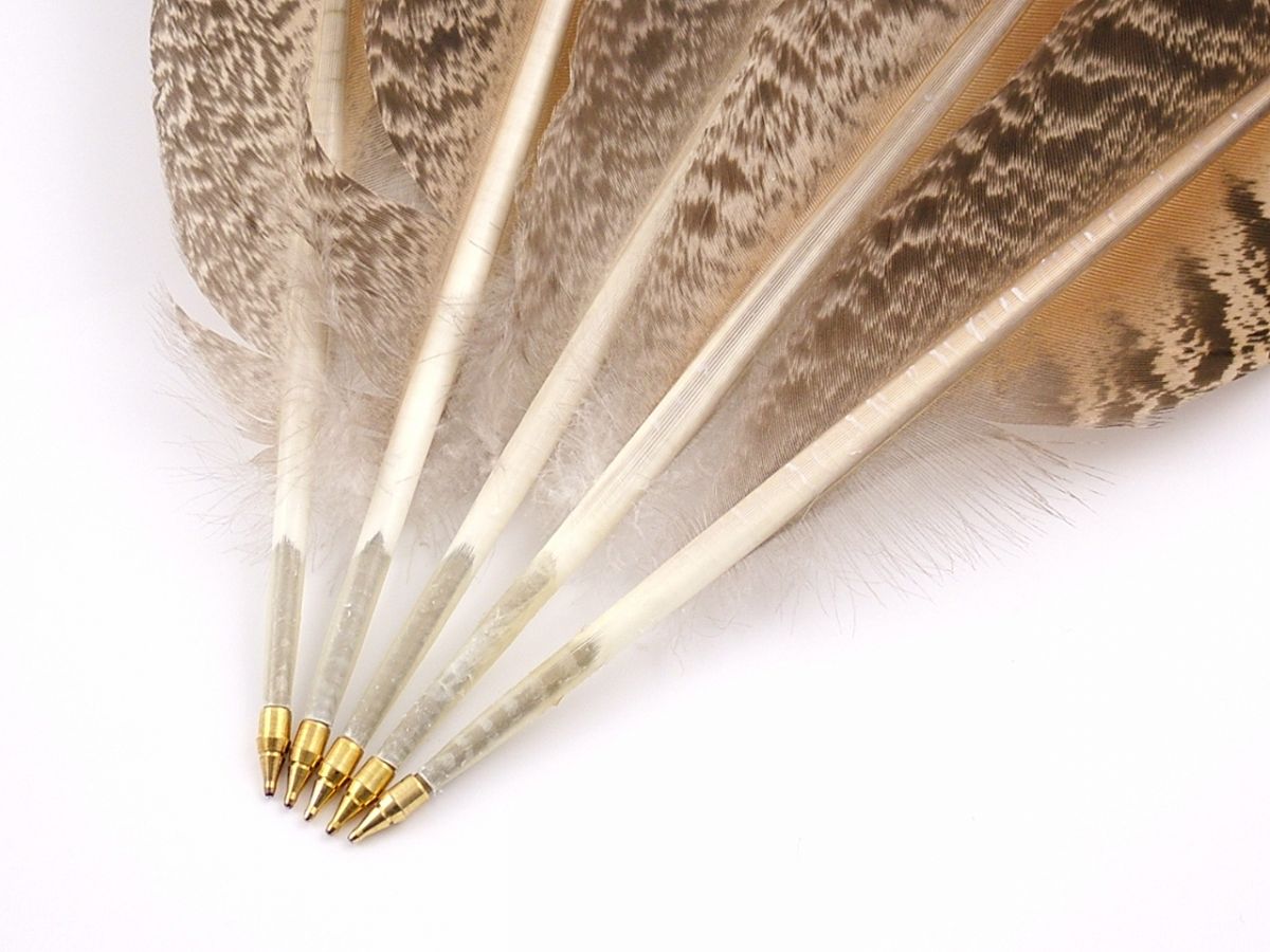 Feather Pens Peacock Wing Ballpoint Pen