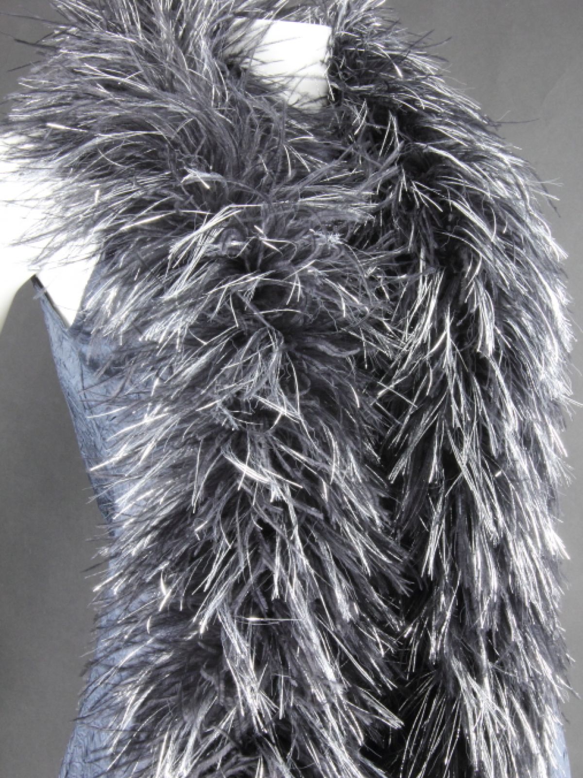 Sparkling Ostrich Feather Boa with Lurex