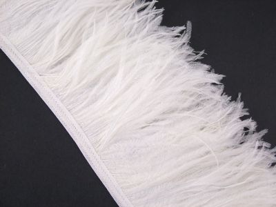 Fashion Ostrich Feather Fringe (4 Ply on a Cotton Bias) 5