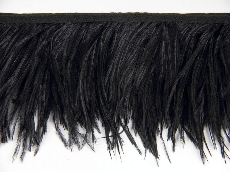 Delicate Ostrich Feather Fringe 2