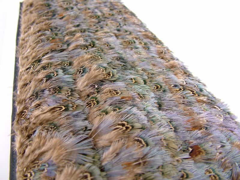 Green Pheasant Feather Fringe 5