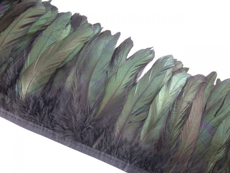 Bronze Coque Feather Fringe 2