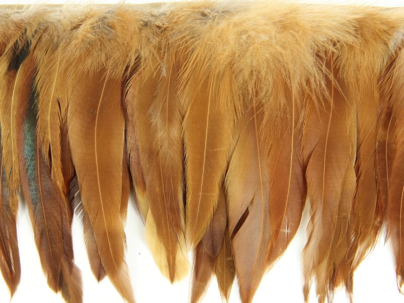 Brown Schlappen Feather Fringe 1