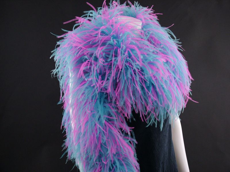 Dancewear Two Tone Ostrich Feather Boa 1