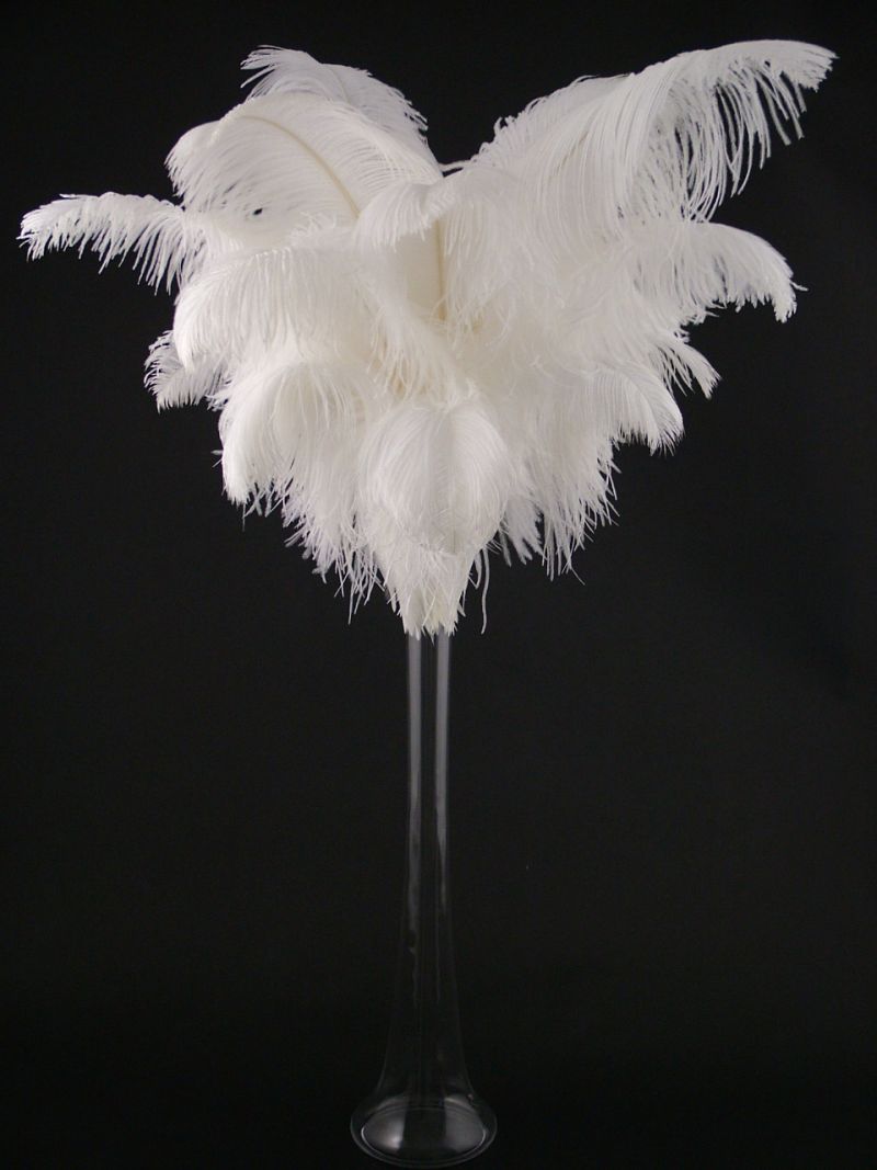 Large Ostrich Feather Table Centrepiece 2