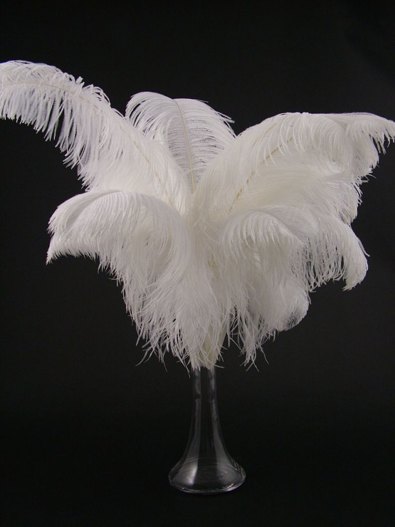 Ostrich Feather Table Centrepiece 2