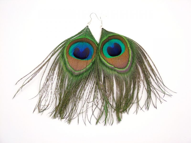 Peacock Earrings 1