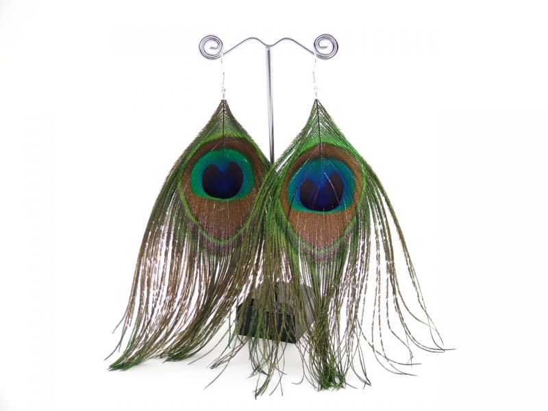 Peacock Earrings 2