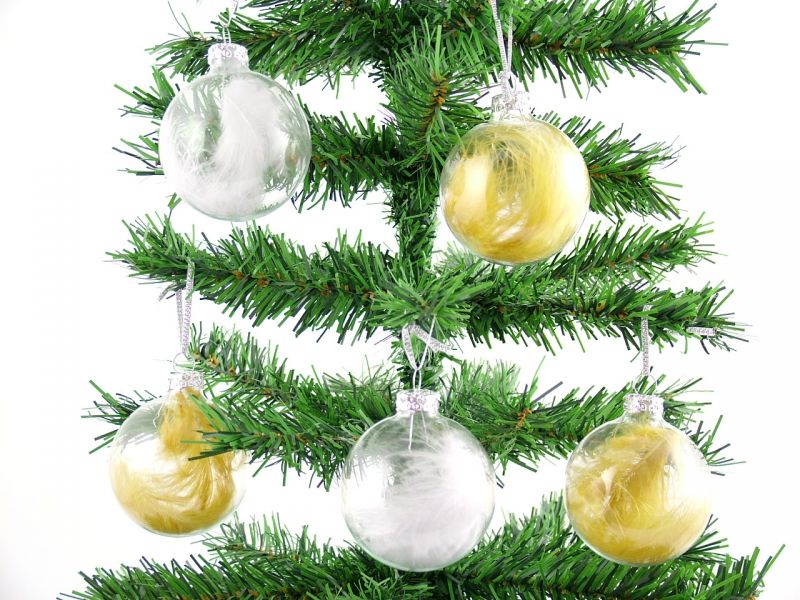 Gold and Silver Baubles (Pack of 6) 1