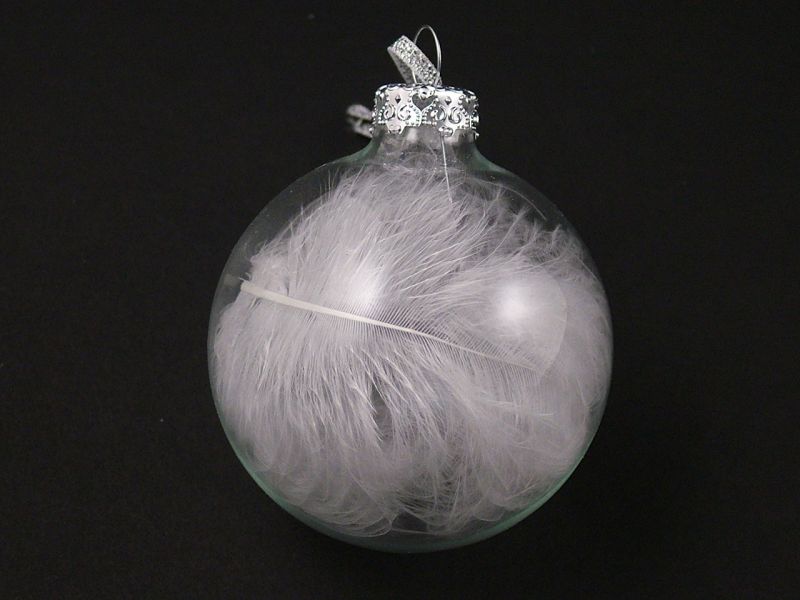 Feather Baubles (Pack of 6) 5