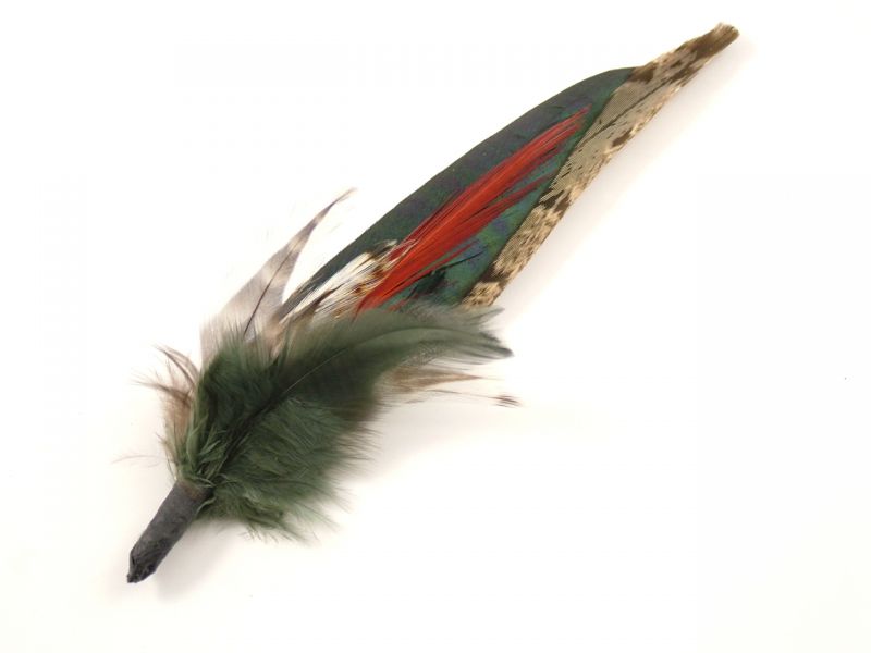 Traditional Game Feather Hat Mount 1