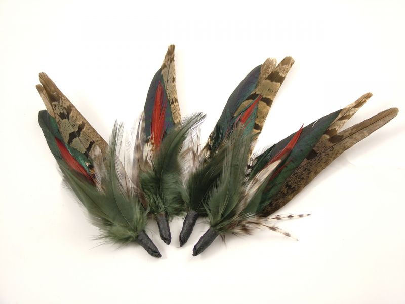 Traditional Game Feather Hat Mount 3