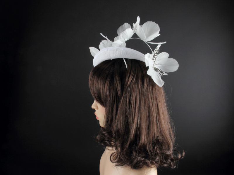 Special Offer Bianca Feather Fascinator  3