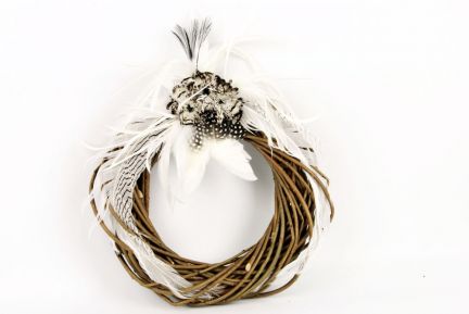 Feather Angel Wing Wreath