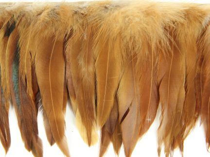 Brown Schlappen Feather Fringe